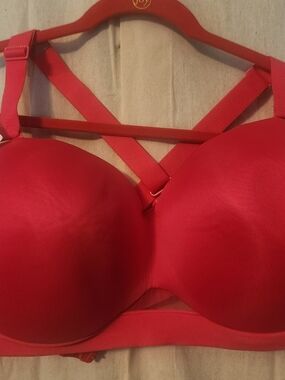 Lane Bryant Hot PINK Convertible Strapless Bra